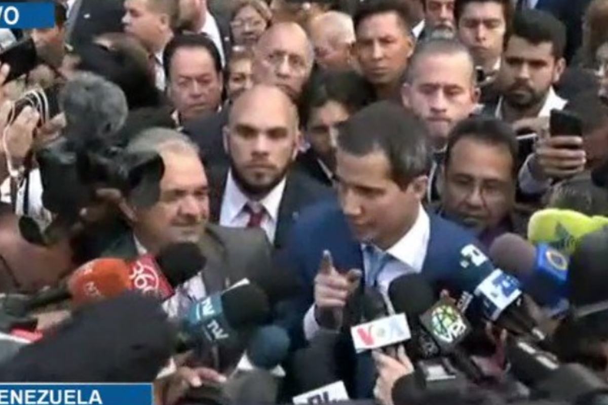 Guaidó: A esta hora Venezuela no tiene Parlamento instalado ni junta directiva para el 2020