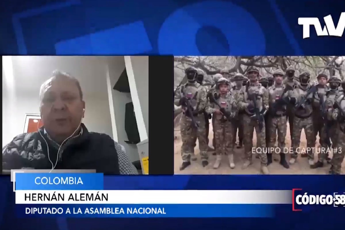 Dip. Alemán: Nuestro propósito no es un magnicidio, sino que Maduro vaya a la cárcel