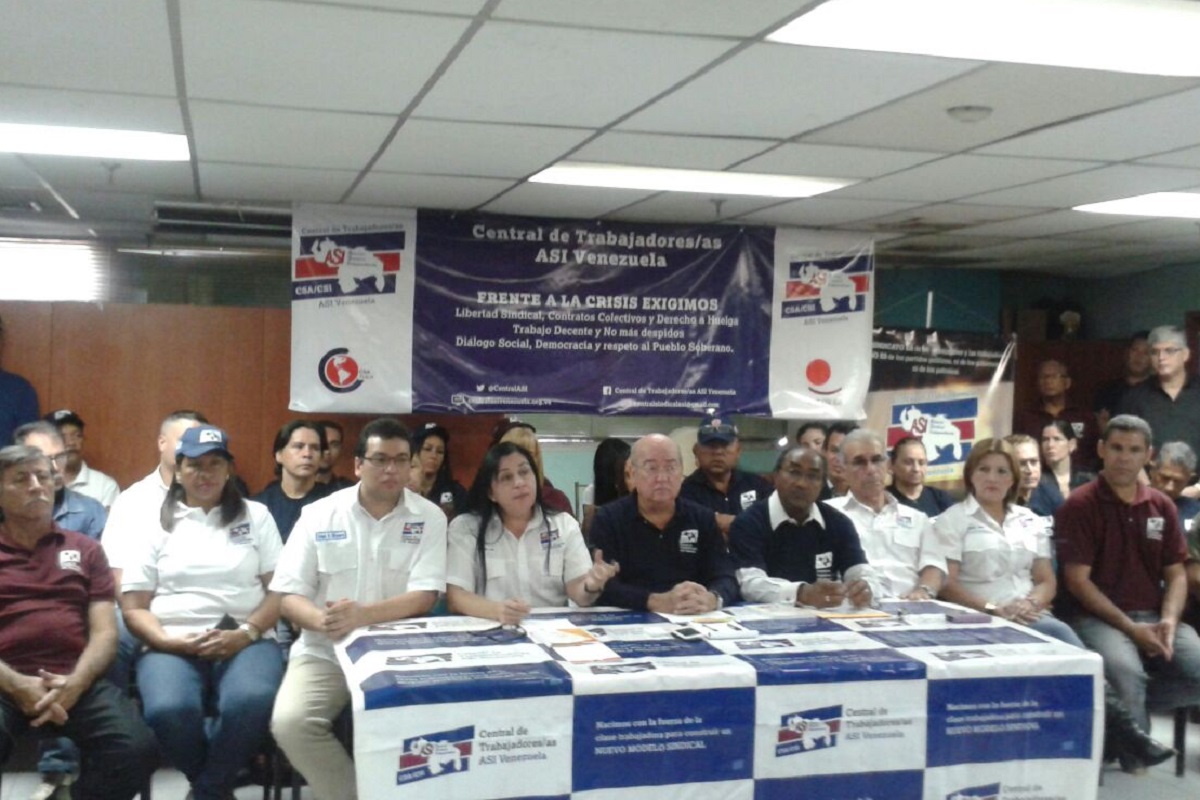 INE, BCV y expertos instalarán mesa técnica para aumento salarial, según Central de Trabajadores ASI