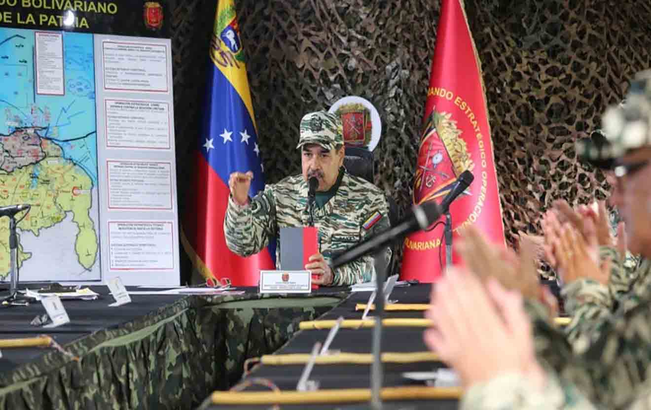 Maduro dijo que los militares defenderán a los venezolanos «de cualquier agresión»