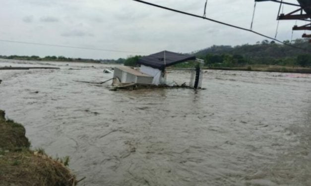 Rescataron a cinco personas tras crecida repentina del río Guanare
