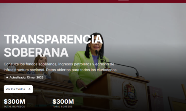 Gobierno crea página de transparencia para fondos petroleros anunciada en enero 
