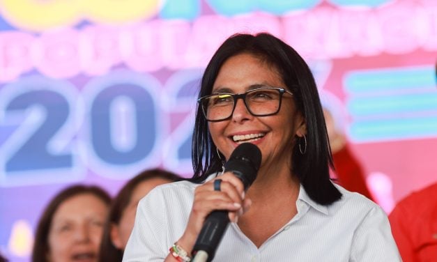 Delcy Rodríguez afirmó que «tiene que acabarse ya el bloqueo contra Venezuela»