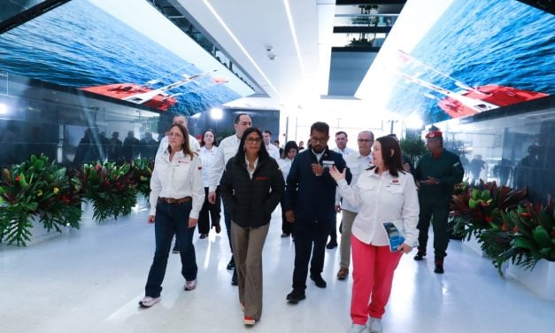 Delcy Rodríguez inauguró Centro Tecnológico y de Gestión de Datos de Hidrocarburos